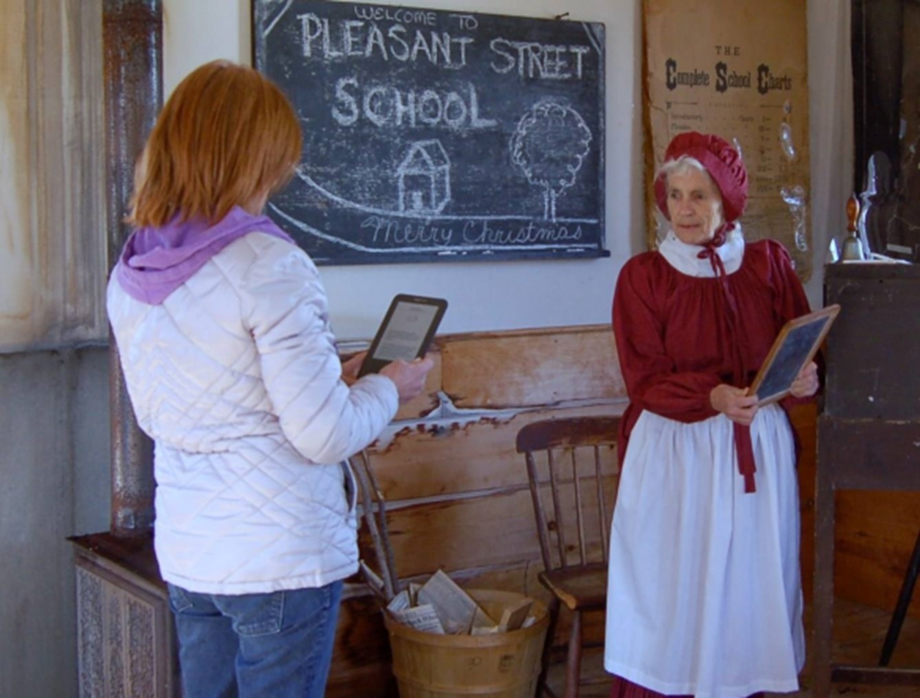 Tablet in Schoolhouse